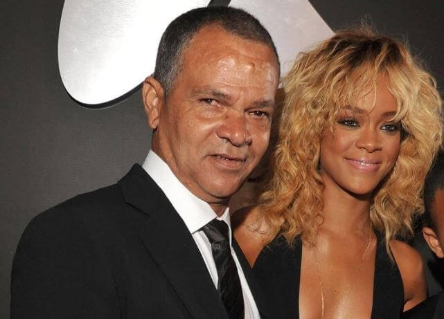  Ronald Fenty with his daughter Rihanna
